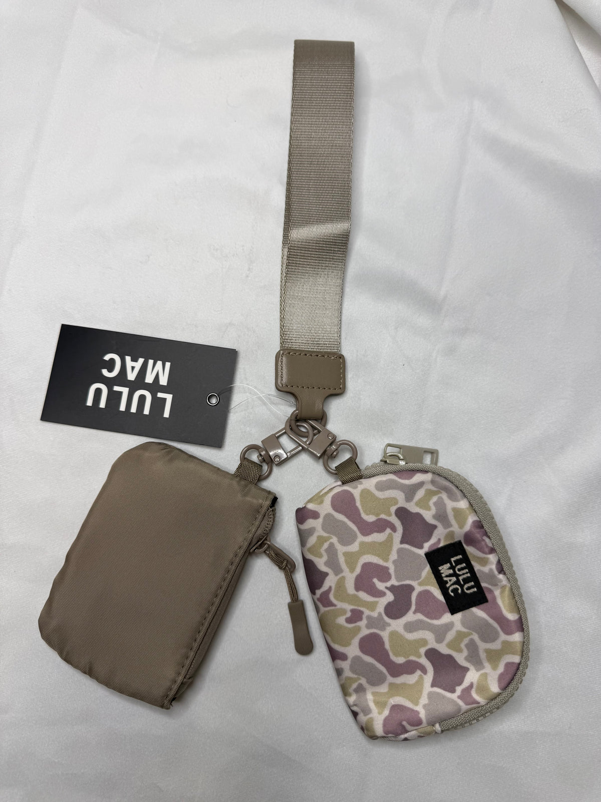 Lulu Mac Double Pouch Wristlet- Pattern