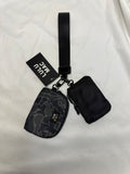 Lulu Mac Double Pouch Wristlet- Pattern