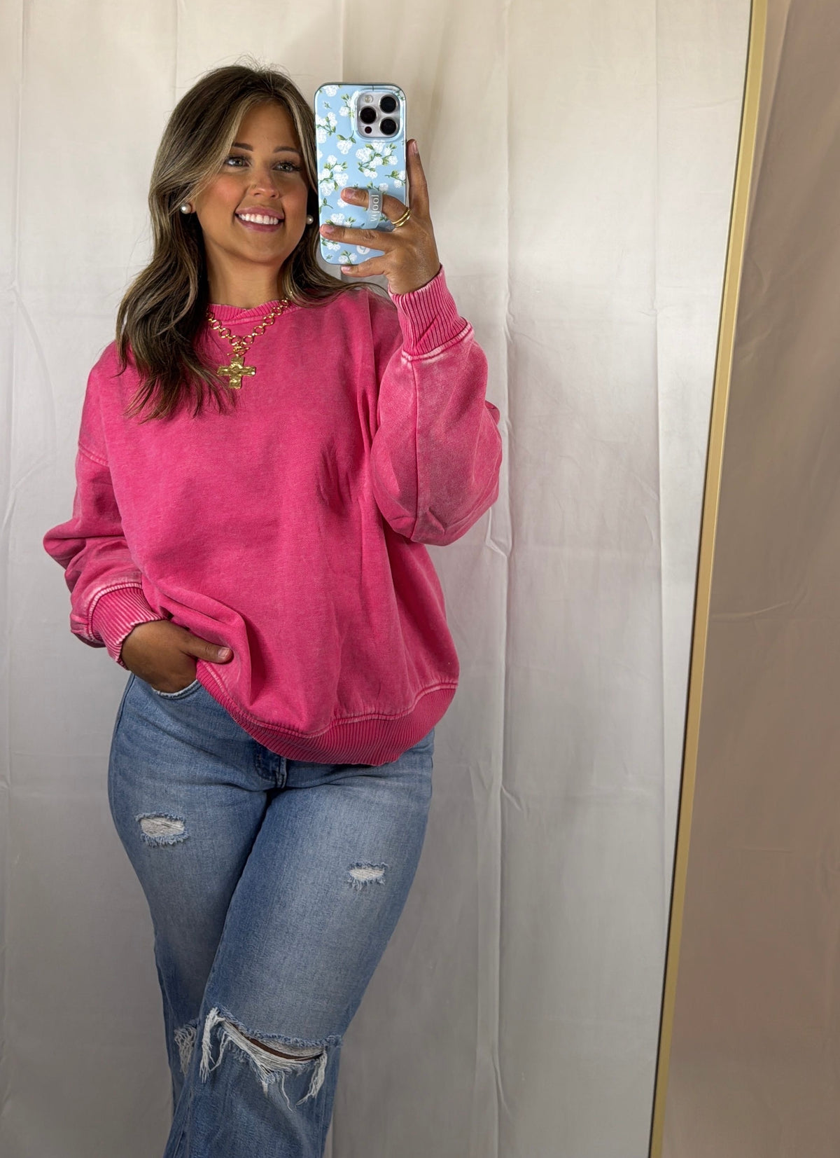 Dana Acid Wash Oversized Pullover