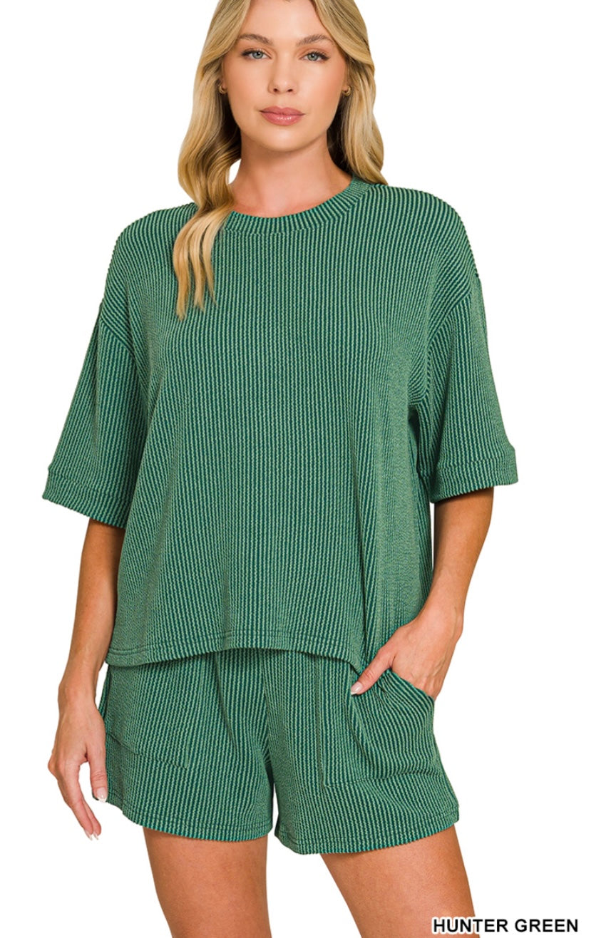 Ashley Ribbed Set