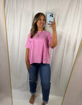 Mineral Wash Rib Knit Top