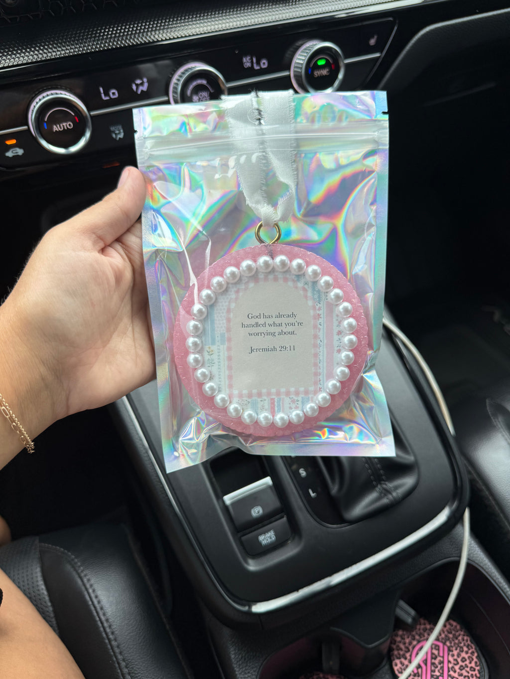 Jeremiah 29:11 Car Freshie- Pink