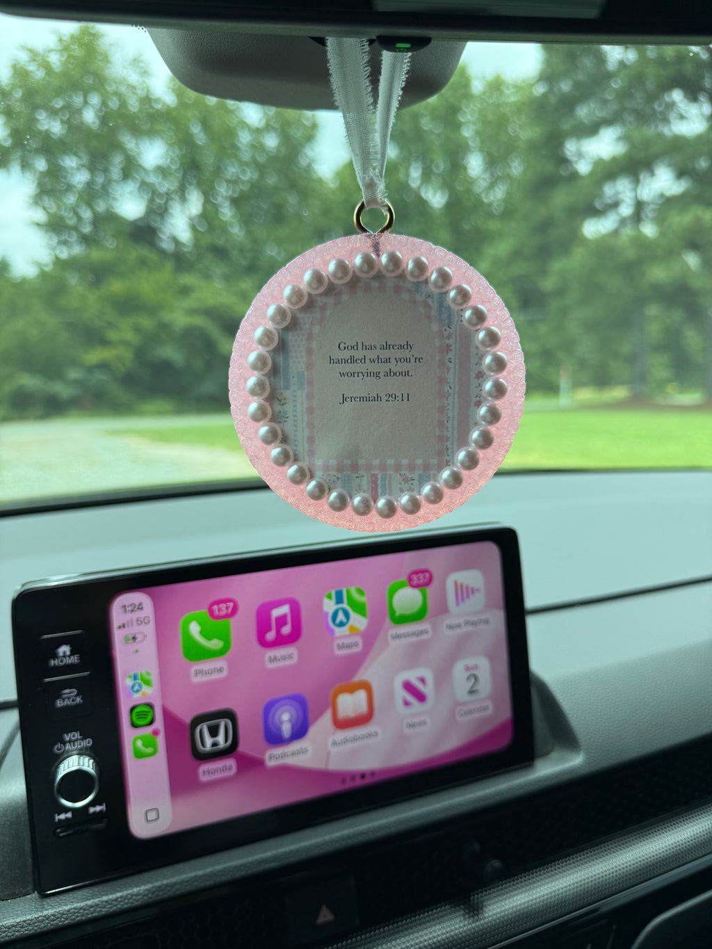 Jeremiah 29:11 Car Freshie- Pink