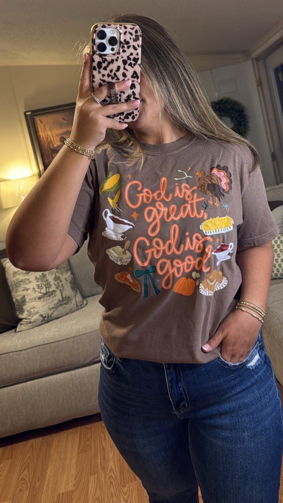 God Is Great Comfort Colors Tee