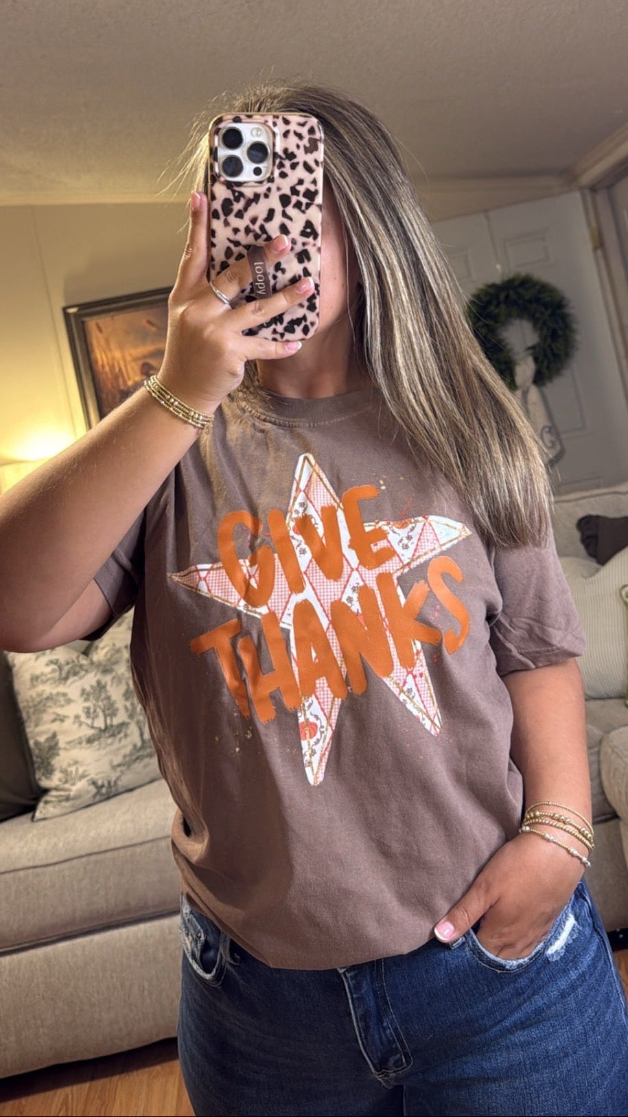 Give Thanks Comfort Colors Tee