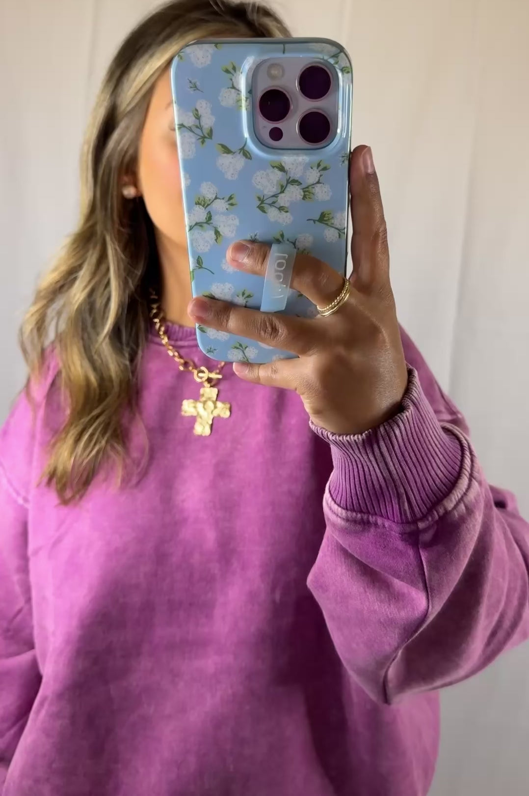 Dana Acid Wash Oversized Pullover